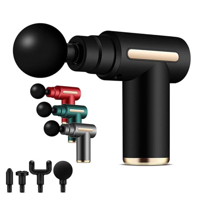 Massager Gun With 4 Massage Heads For Muscle Relief Relaxation And Recovery