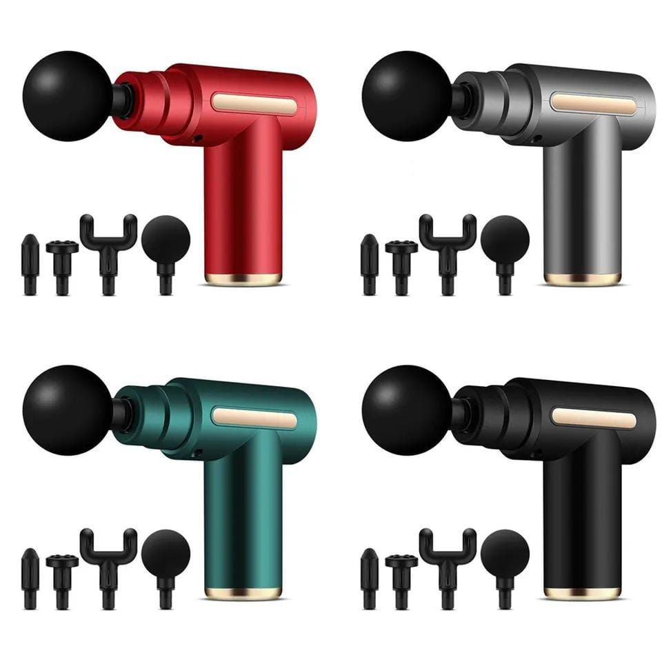 Massager Gun With 4 Massage Heads For Muscle Relief Relaxation And Recovery